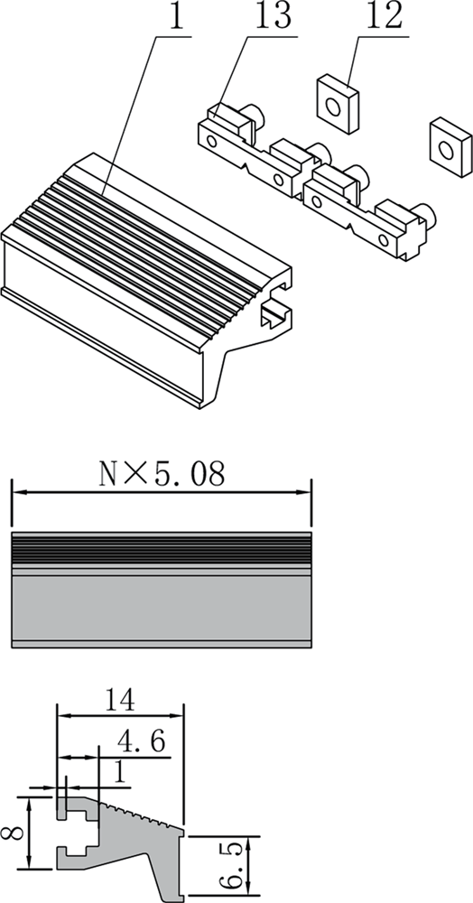 Tyep VI  Handle component