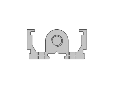 Middle Rail Single hole Light Type-EK