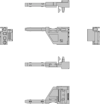 Multi piece type CPCI guide rail