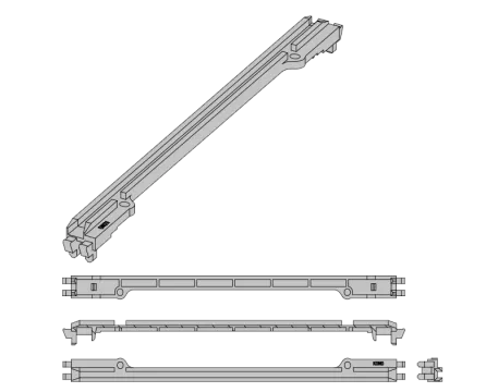 VERO Low guide rail