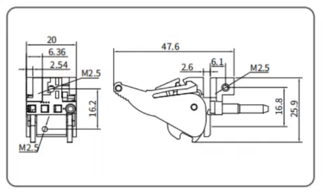 Type T04 Offset Handle