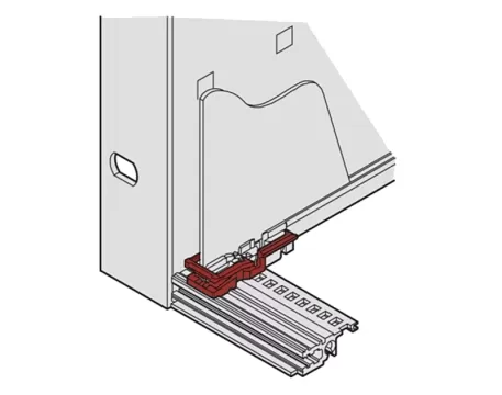 C-type handle combination component